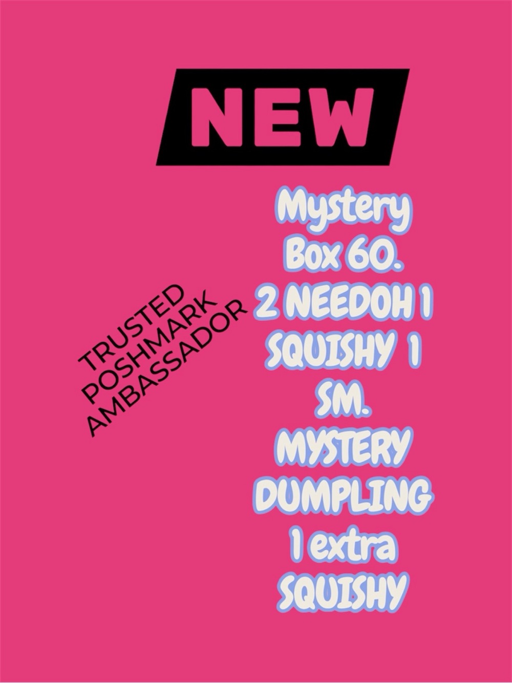 NEW Mystery Box - AUTHENTIC NEEDOH'S,SQUISHY & RMS Dumpling, example in pictures